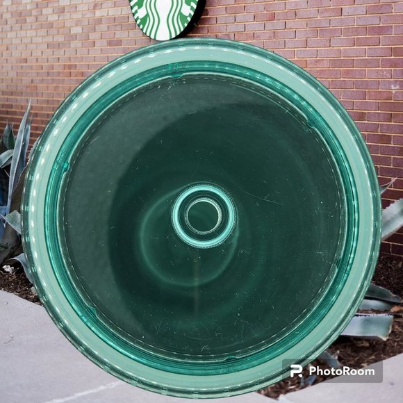 Starbucks 24oz Tumbler Plastic Green With Iridescent Mermaid Color - Picture 4 of 5
